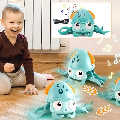 Pełzająca Ośmiornica Interaktywna Zabawka | CRAWLTOPUS