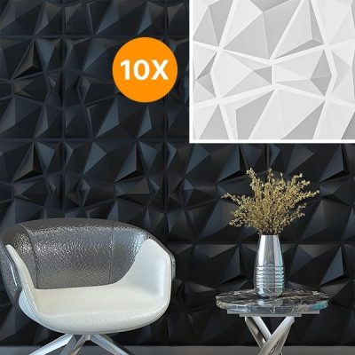 Naklejki ścienne 3D (10 sztuk) | TRIWALL