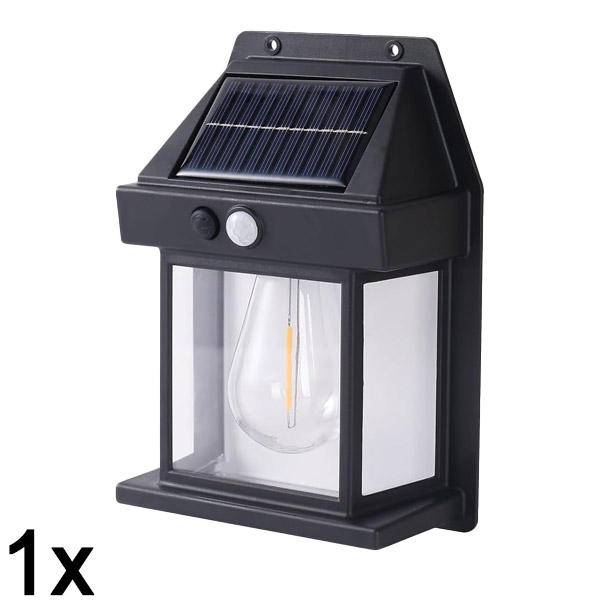 1x Zewnętrzna lampa solarna z czujnikiem ruchu | FLUXLAMP