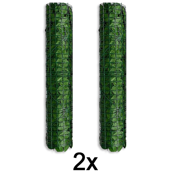 2x Panel ze sztucznych liści chroniący prywatność | LEAFPANEL