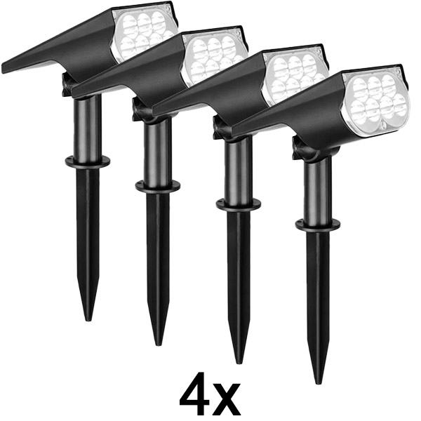 4x Zewnętrzna lampa solarna punktowa | SPOTIKE