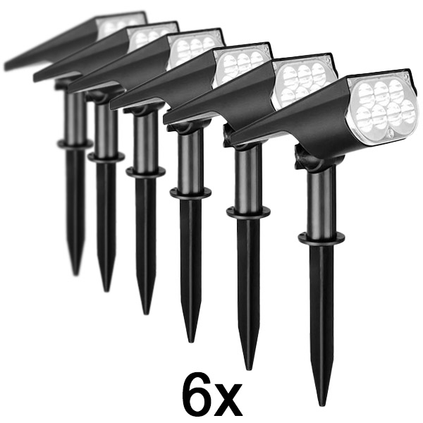 6x Zewnętrzna lampa solarna punktowa | SPOTIKE
